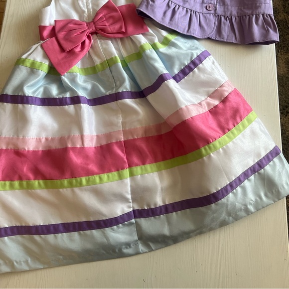 Easter Dress Gymboree size 9 dress with size 7/8(fit 8/9) blazer jacket - Picture 2 of 2
